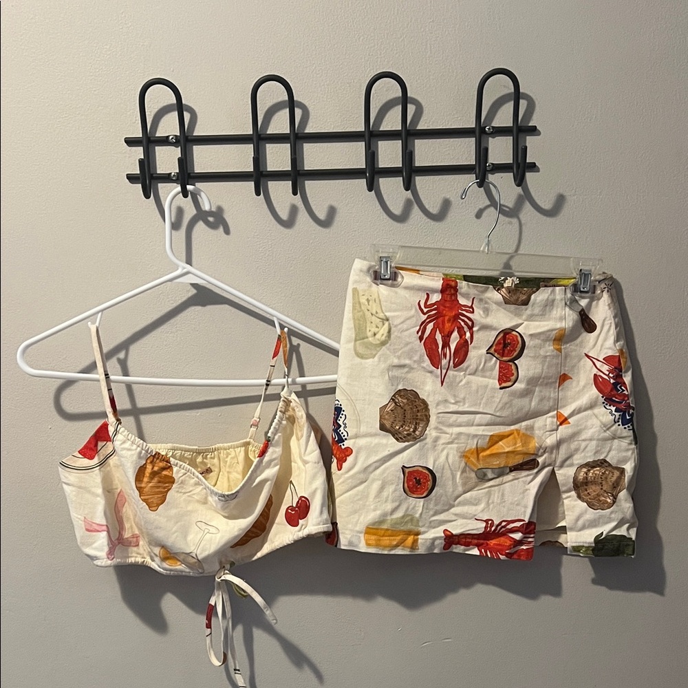 Bailey Rose Lobster Print Set